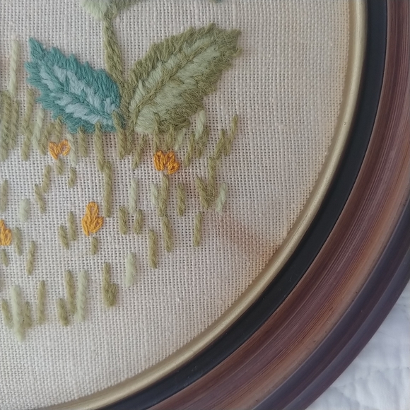 Embroidered Mouse & Strawberry Art - Picture 6 of 6